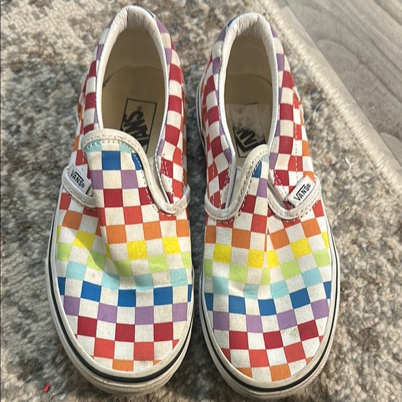 Vans Other - Vans Kids Checkerboard Slip-On Shoes - Multicolor